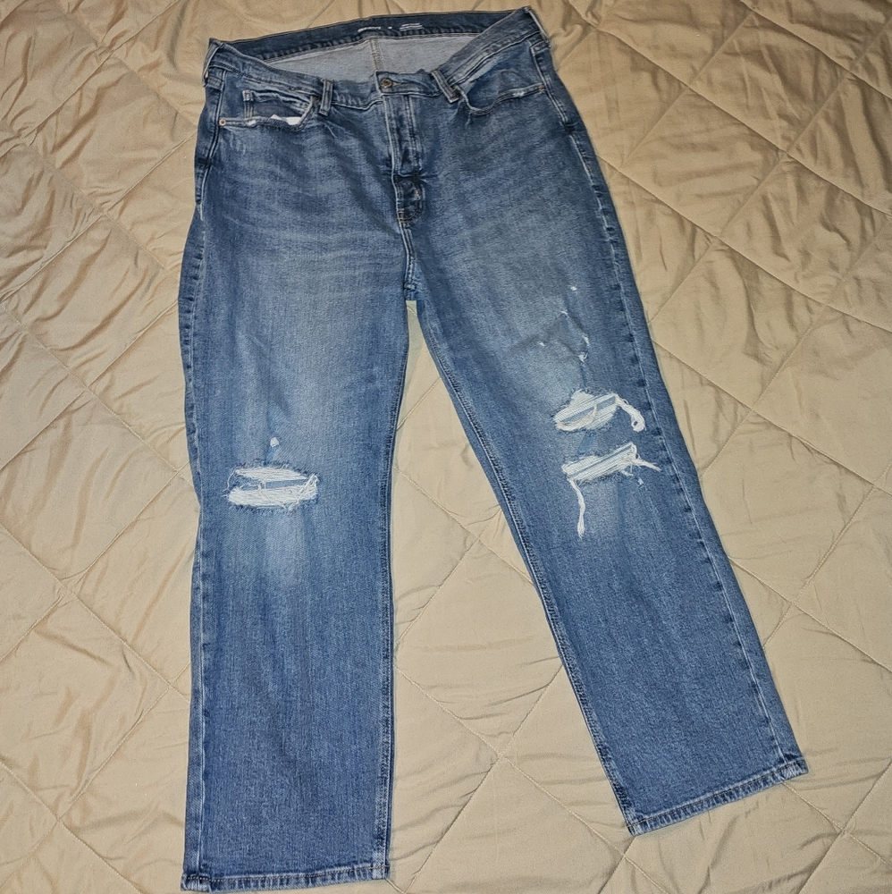 Old Navy Women's Sky-Hi Straight Size 18 Jean